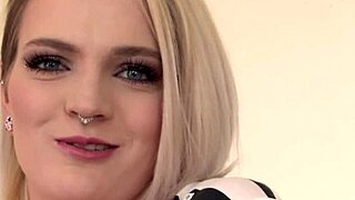 Sex casting with leggy blondie Carly Rea feels insanely hot