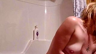 New Stuff: Me About to Shower in Outdoor Bathing Area with Masturbation and Orgasm