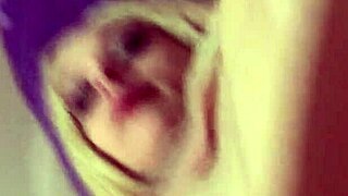 Pov glass dildo slides into my teen pussy during cosplay play