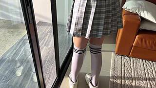 I Could Not Resist Spanking Her Beautiful Ass