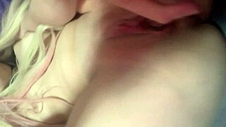 Pov glass dildo slides into my teen pussy during cosplay play