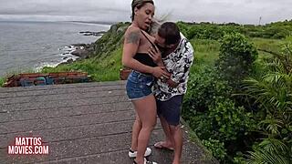 Casal Mattos Beach Adventure Gets Wild! Anne's Wet Ride Ends with a Surprise Finish.