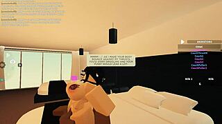 big ass whore riding big black cock in roblox porn scene