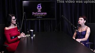 Best scenes of Annie Clementine in Preliminaries Podcast with Bia Hot