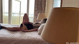 Caught my stepmom masturbating and helped her to get her asshole ready for an anal with my stepdad