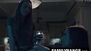 Romantic night turns passionate with stepsister Karla Kush and Jill Kassidy.