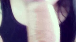 Her Homemade Latina Blowjob Shows Insane Deep Throat Skills