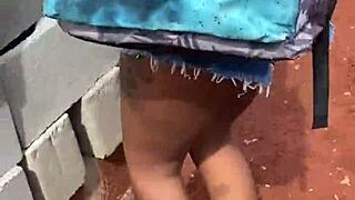 Latina Schoolgirl Anal On Street