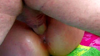 Fast Analfucking Couple Outdoors - Amateurs Fun