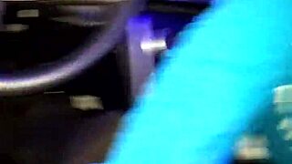 amateur interracial couple engages in deepthroat blowjob with loud moaning