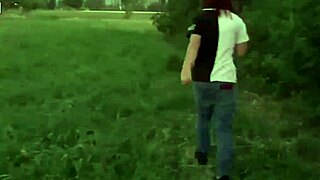 Young lover caught banging outdoors on the hill!