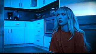 Stepbrother blackmails stepsister for taboo sex