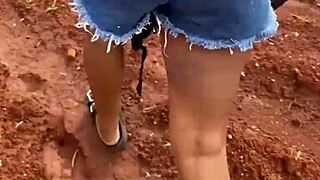 Latina Schoolgirl Anal On Street