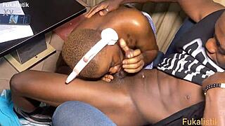 Naughty Ebony Student Bangs BBC Maths Teacher