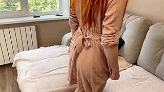 cheating real - banging wife's boss while she's in kitchen, russian homemade chat