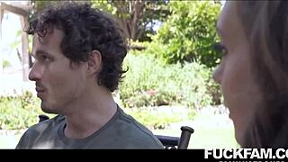 Elena Koshka little stepbrother gets big tits