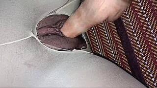 Pretty Shaved Pornstar Orgasms from Wet Tight Pussy Fucking