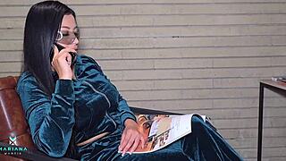 Wife Visits Lover After Lying to Husband - Mariana Martix & Big Bull White