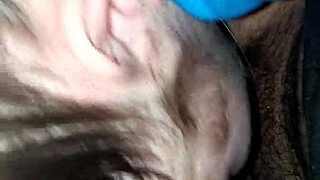 amateur interracial couple engages in deepthroat blowjob with loud moaning