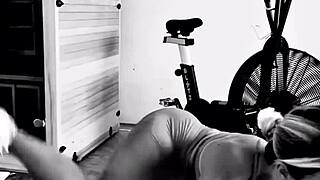 Creeper msacs workout focusing on ass exercises