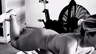 Creeper msacs workout focusing on ass exercises