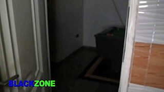 Close up and personal: Step-mom's kitchen encounter with an amateur