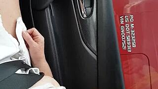 Mature Milf Flashes Voyeuristically For Truckers' Delight!