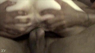 Wife rides big black cock!