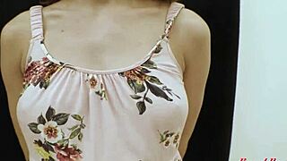 Skinny ginger Luna Parish deepthroats and gets pounded!