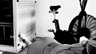 Creeper msacs workout focusing on ass exercises