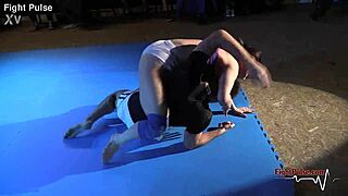 Real female domination and male submission in a mixed wrestling match
