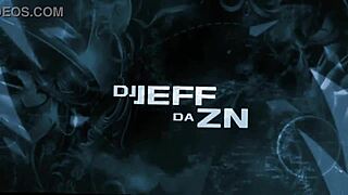 dj jeff da zn spins tracks for the crowd