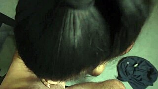 Game Night Turns into Sloppy Asian Milf Blowjob