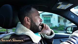 Muscular man satisfies stunning kinky partner after fucking