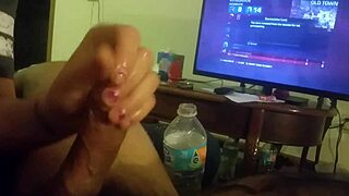 Relaxing Oily Handjob Ends with Explosive Cumshot!