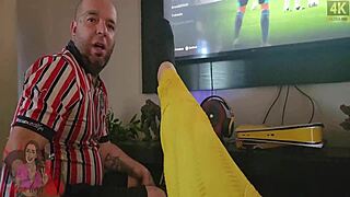 Surprise for husband after gym, cleaning up everything