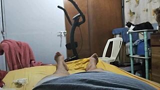 Finger Myself Wild After Step-Bro Leaves!