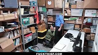 Caught red-handed shoplifting, punished hard by police officer