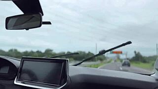 Uber woman takes client on trip from Rio to Sao Paulo, payment involves sex.