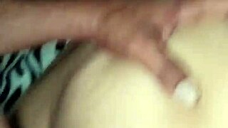 Petite latina gets intense creampie from big black cock