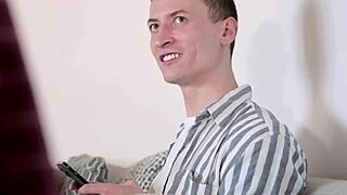 Temptress bratty step-sis ohana petite allows stepbro pov lick cock and cum facial