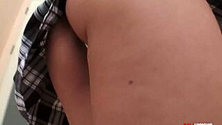 asian teen jaye summers masturbates before sucking monster cock in detailed blowjob session