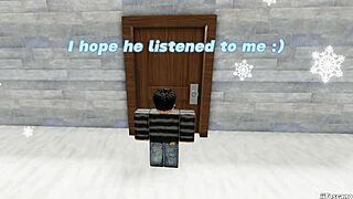 Visiting My Friend During Winter Snowfall