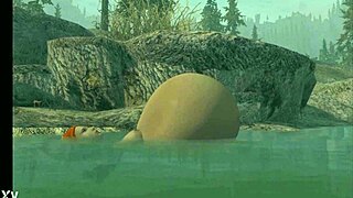 vore animation in cartoon style