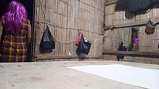 College Buddy Visits My Country House for Real Dirty Homemade Action