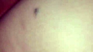 Petite latina gets intense creampie from big black cock