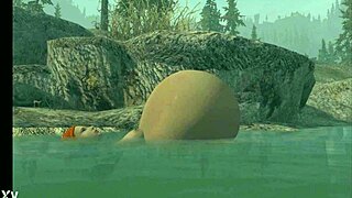 vore animation in cartoon style