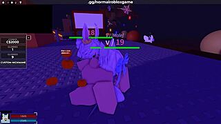 Spooky Bunny Gets Intense Breeding Action In Halloween Costume