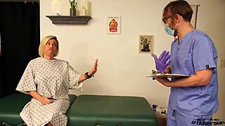 Kyla’s check-up by her favorite masseur turns into a parody of a creeper