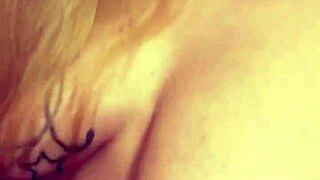 Erica Rubs Her Perfect Pussy with Big Tits Exposed.